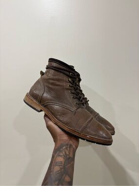 Classic Leather Military Combat Boots